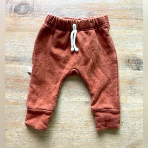 0-3M Childhoods Clothing Baby Gusset Pants / Joggers - Copper / Rust